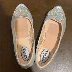 Girls silver shoes
